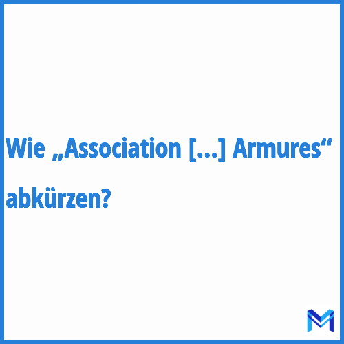 Wie „Association Suisse Pour L'étude Des Armes Et Armures“ abkürzen?