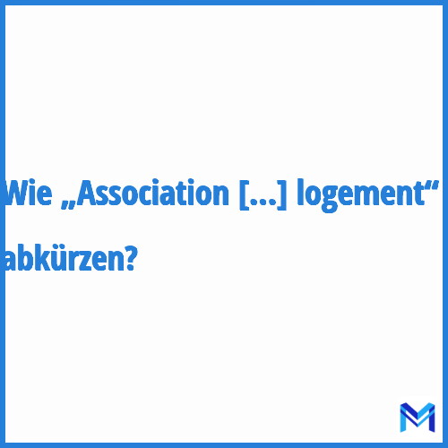 Wie „Association départementale d'information sur le logement“ abkürzen?